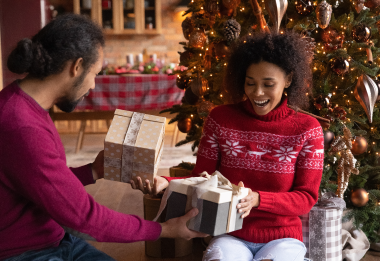 opening gifts