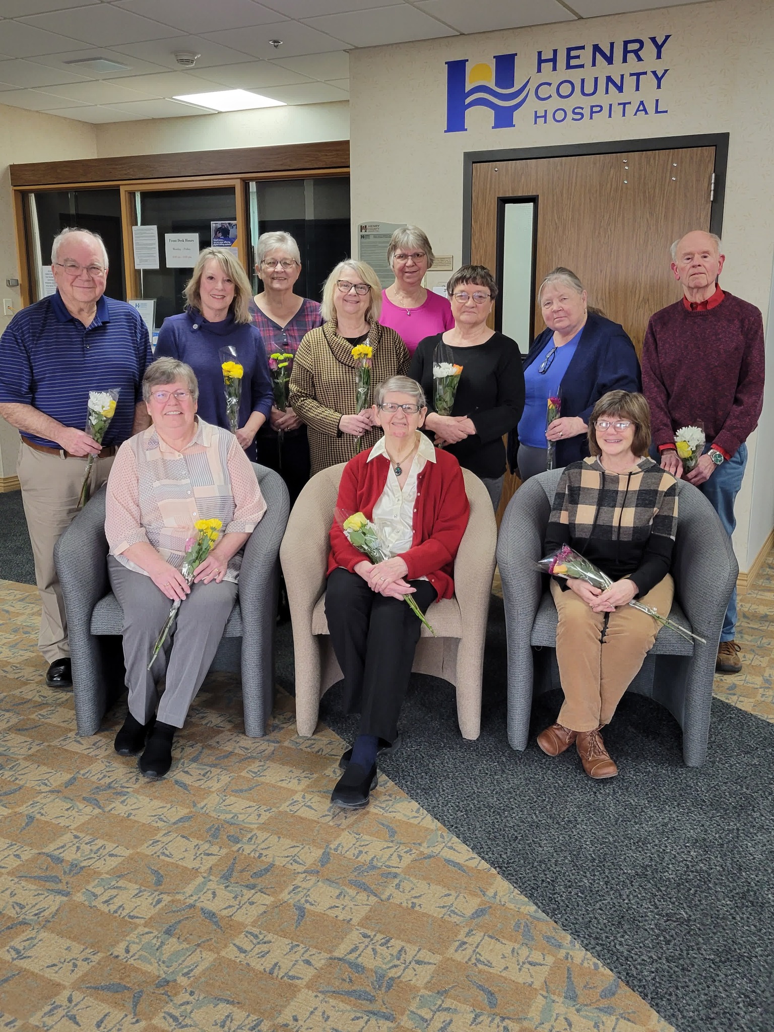 The dedicated Auxiliary Board Members of the Henry County Hospital Foundation.