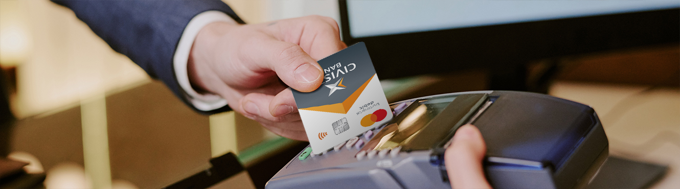 Using a Civista chip card for payment