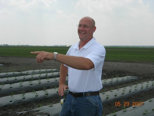 Ken in Pepper field 2007