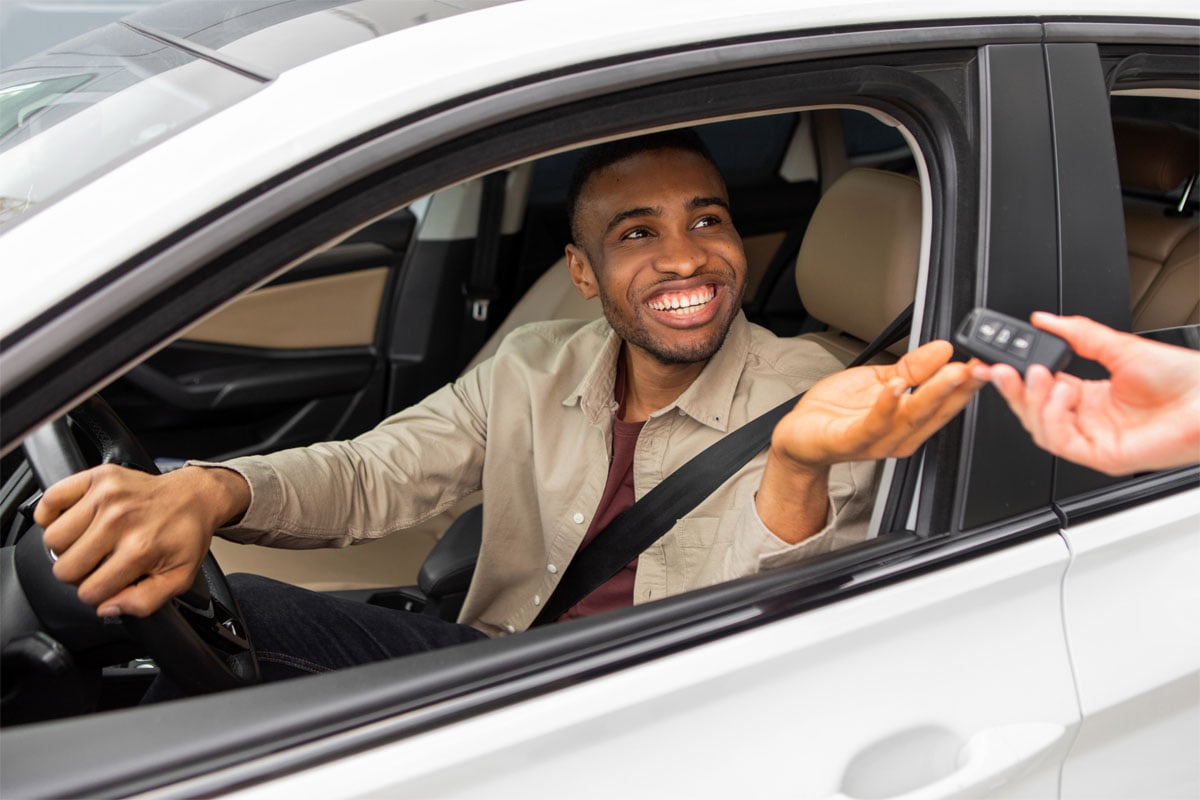 Man buying new car